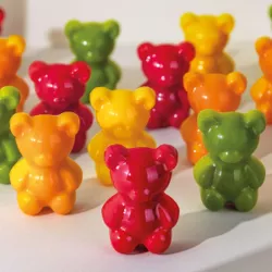 Polycarbonat-Pralinenform «Bärchen», 20-teilig