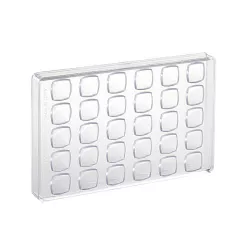 Pralinenform Pyramide aus Polycarbonat - 30 Mulden – 1343 3 mm
