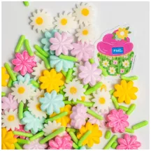 Decorazioni a spruzzo Prato fiorito colorato, 60 g