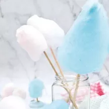 Barbe à papa bleue prête à l'emploi, 35g