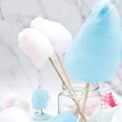 Zucchero filato blu pronto per l'uso, 35 g