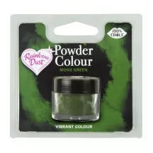 Peinture en poudre vert mousse, 2 g