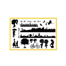 Tappetino decorativo in silicone Urban Life Silho