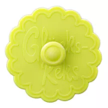 Emporte-pièce avec éjecteur Biscuit porte-bonheur 7 cm