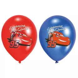 Palloncini Cars, set da 6 (Ø 27,5 cm)