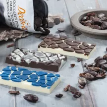 Chocolate bar cobblestone mold, 4 pieces