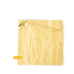 Edible gold leaf 23 carat - 5 foils (86 x 86 mm)