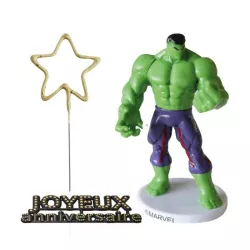 Set Cake topper Hulk