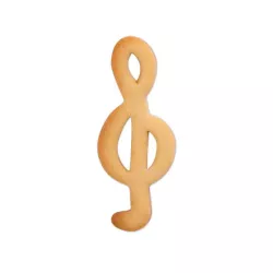 Cookie cutter treble clef, 10 cm