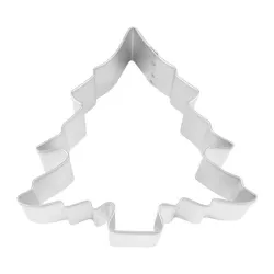 Cookie cutter Christmas tree, steel, 9 x 9.5 cm