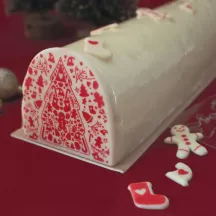 Christmas Bûche Set with Insert, ScrapCooking