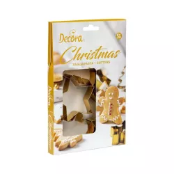 Christmas Cookie Cutter Set, 5-piece