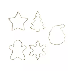 Christmas Cookie Cutter Set, 5-piece