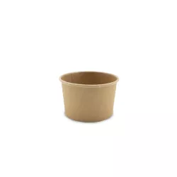 Bicchiere per gelato 75 ml, 50 pezzi, marrone