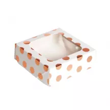 Cake boxes pink-gold, set of 3, CreativeParty