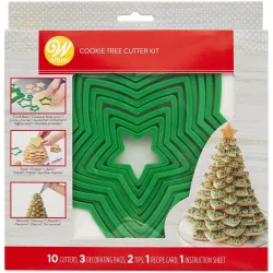 Cookie cutter set 3D Christmas tree, Wilton