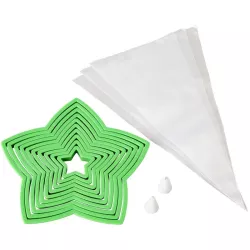 Cookie cutter set 3D Christmas tree, Wilton