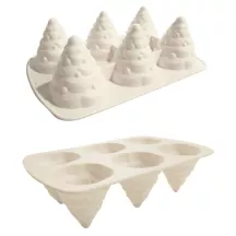Silikonform 3D Weihnachtsbäume