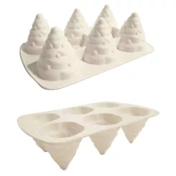 Silikonform 3D Weihnachtsbäume
