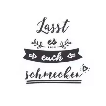 Servietten "Lasst es euch schmecken" - 20 Stück