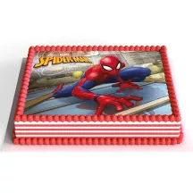 1 Topper per torta rettangolare - Spiderman