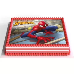 1 Rechteckiger Tortenaufleger - Spiderman
