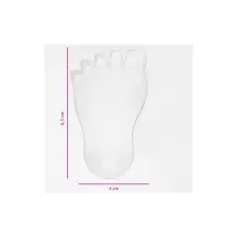Emporte-pièce "Pied gauche" - 6cm