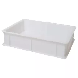 Scatola di fermentazione grande con coperchio 40×30×10 cm – per impasto pizza, pane e lievitato, 10 litri | Cakelicious