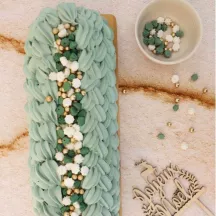 ScrapCooking Décoration en sucre Forêt enneigée 35 g – déco de Noël comestible