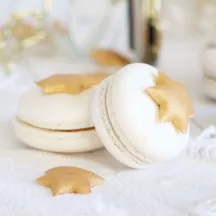 Gold Stars Marzipan Decoration