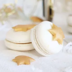Gold Stars Marzipan Decoration