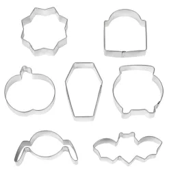 Cookie Cutter Set Halloween Haunted House – 7 Metal Cookie Cutters for Cookies and Fondant | Cakelicious