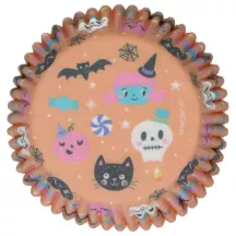 Muffin cup Sweet Monsters – 48 pieces, cute Halloween motifs | Cakelicious