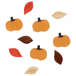 Topper commestibile autunno – zucche e foglie commestibili per torte e cupcake | Cakelicious
