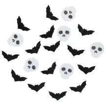 Topper commestibile Halloween – pipistrelli e teschio commestibili per torte e cupcake | Cakelicious