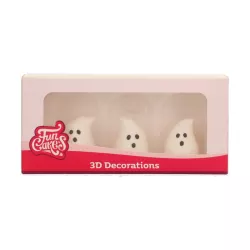 Halloween Sugar decoration 3D Ghost – spookily cute ghost figures ready to use instantly | Cakelicious