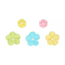 32 pces di miscela di fiori di zucchero pastello