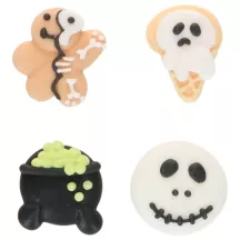 Halloween Sugar Decoration Spooky – 8 Unusual Sugar Figures Ready to Use Immediately | Cakelicious