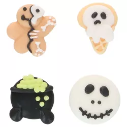 Halloween Sugar Decoration Spooky – 8 Unusual Sugar Figures Ready to Use Immediately | Cakelicious
