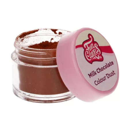 Coloring powder milk chocolate