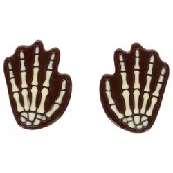 Décorations en chocolat mains squelette – 6 mains squelette comestibles pour gâteau et cupcake | Cakelicious