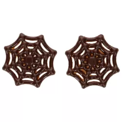 Décorations en chocolat toile d'araignée – 6 toiles d'araignée comestibles pour gâteau et cupcake | Cakelicious