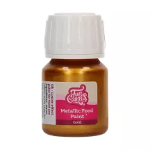Metallic Food Paint "Gold" - 30 ml