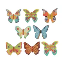 Edible paper butterflies