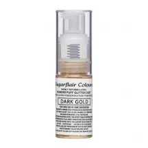 Spray à paillettes doré foncé