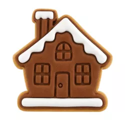 Ausstecher Lebkuchenhaus mit Prägung – Guetzli und Fondant Ausstecher 7.5 cm | Cakelicious