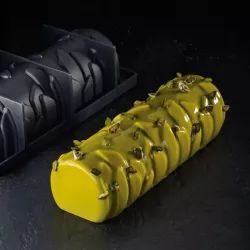 Stampo in silicone Bûche Skyline, Pavoni, 1240 ml