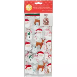 Sachets transparents de Noël – 20 sachets-cadeaux transparents avec motif de Noël | Cakelicious