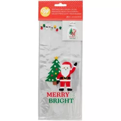 Transparent bag Santa Claus – 20 transparent gift bags with Christmas motif | Cakelicious