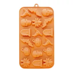 ScrapCooking Halloween Silicone mold 18 Cavities – Platinum Silicone